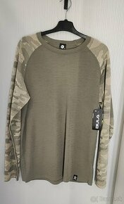 Funkčné tričko BULA Camo Merino Wool Crew veľkosť L a XL - 1