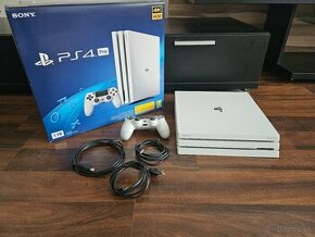 Predám PS4 Pro 1Tb white - 1