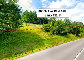 Orovnica - 566 m2 PLOCHA na BILLBOARD medzi ZC a ZM – PREDAJ