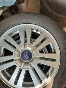 Predám letnú sadu alu disky Ford 5x115 R16, 205/55