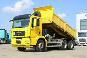 MAN TGM 26.280, EURO 4, TŘÍSTRANNÝ, 6X4