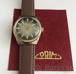 Hodinky Prim Rolex zelené s dátumom