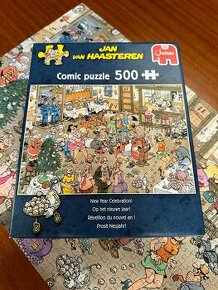 Puzzle Jan van Haasteren - motív Nový rok - 500 dielov