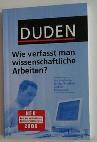 DUDEN: WIE VERFASST MAN WISSENSCHAFTLICHE ARBEITEN