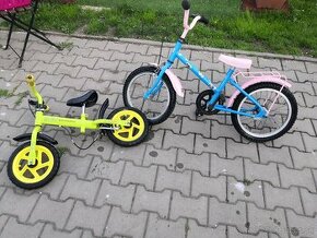 Detský bicykel + odrážadlo