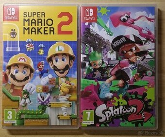 hry Nintendo Switch Splatoon 2 a Super Mario Maker 2