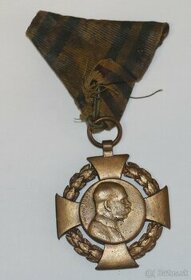 Pamätná medaila FJI 1848 - 1908 so stuhou - 1