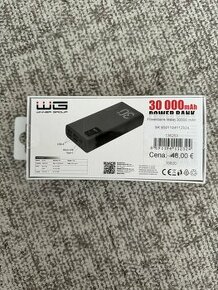 Predám Power Bank WG Matěj 30000 mAh Black - 1