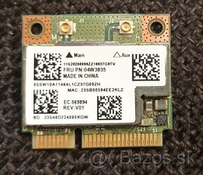 Broadcom BCM943228HMB Mini SATA wi-fi + Bluetooth module