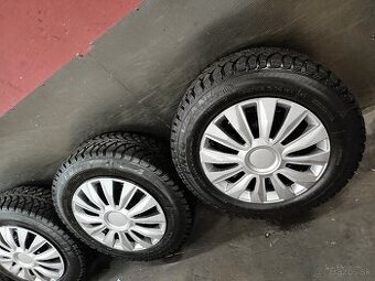 Predám zimnú sadu kolies 4x100 R14 185/65 R14 9mm