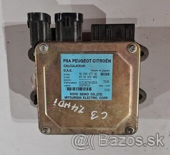 Riadiaca jednotka riadenia Citroen C3 9649847780