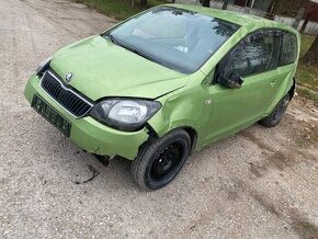 Škoda Citigo 10/2014 SK TP a ŠPZ predám havarovanú karosériu