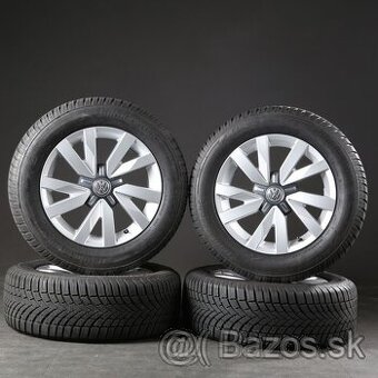 5x112 R16 originál alu disky s pneu Passat B8 - Aragon -