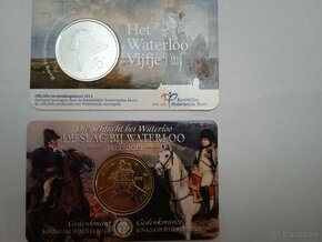 Waterloo - Coincards 2 ks Belgicko a Holandsko 2015