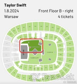 Taylor Swift Varšava Sobota 3.8.