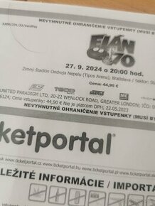 Listky na koncert Elán