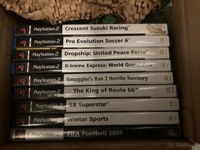 Predam zbierku 9 sportovych hier na playstation 2