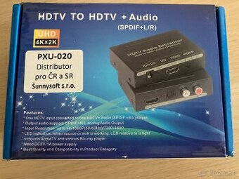 HDMI audio rozdelovac/extractor/splitter