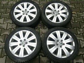 Elektrony Skoda Superb 2   5x112 r17, zimne pneu. 205/50 R17 - 1