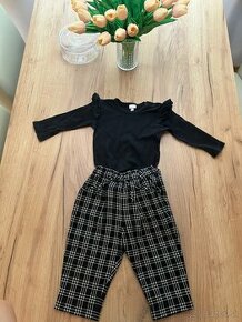 Outfit Zara a Gamex - nohavice a body - velkost 86