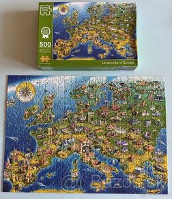 Puzzle Európa 500