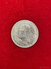 Strieborna 1 Koruna 1915 KB