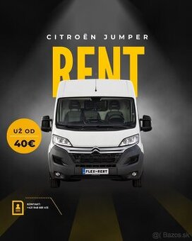 Prenájom Citroen Jumper ✅