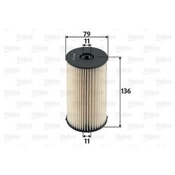 PALIVOVÝ FILTER VALEO 587904