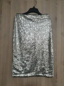 Metalická sukňa H&M 38 - 1