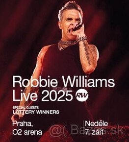 Robbie Williams Praha 7.9.2025