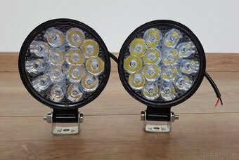 LED SVETLA OKRUHLE - 2ks - 42W + kabeláž