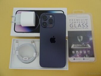 iPhone 14 PRO MAX 128GB PURPLE - ZÁRUKA 1 ROK - DOBRY STAV