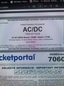 Acdc vstupenky