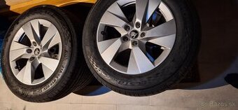 Škoda Paget 7jx17 + nové letne pneu Kumho 215/65 R17