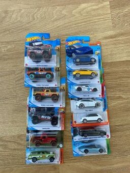 Autíčka hot wheels