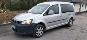 VW Caddy Maxi 2,0 TDI 140PS,  7miest, strieborná metalíza