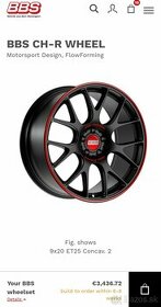 BBS CH-R Nürburgring edition R20 Satin Black