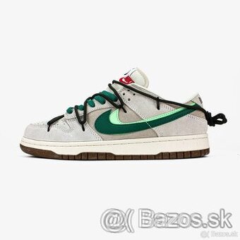 Nike SB Dunk Low Double Swoosh"Grey Green"