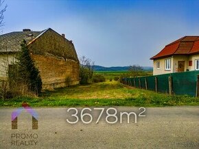 Slnečný pozemok 3678 m2 | na záhradu alebo výstavbu domu - 1