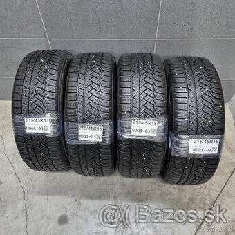 Zimné pneumatiky 215/45 R18 CONTINENTAL DOT3217