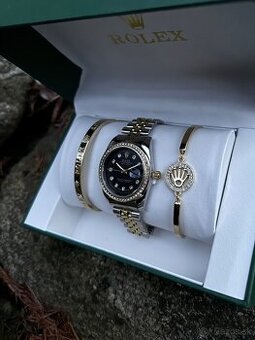 Pánske Hodinky Rolex Datejust 36 | Black/Gold/Diamond Dial