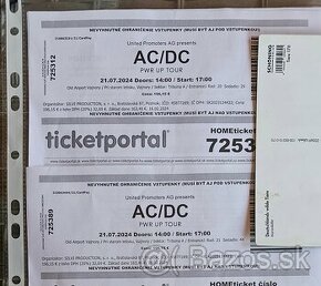 Lístky na ACDC