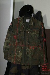 Originálna Nemecká maskáčová Flecktarn blúza