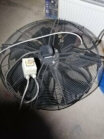 Predám dva priemyselné hliníkové ventilatory s mriežkou