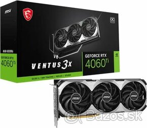 MSI GeForce RTX 4060 Ti VENTUS 3X 8G OC