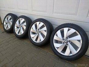 Orig. sada VW, Škoda, Seat, Audi 5x112 R17 + pneu 205/50 R17