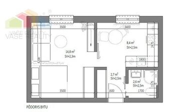 1 izbový byt - Nová Dubnica - Sady Cyrila a Metoda, 30 m2