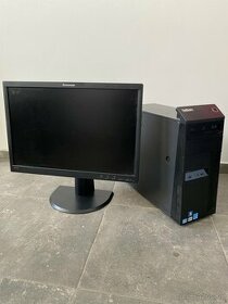 monitor + počítač LENOVO M82 - i5-3550 8GB RAM 240GB SSD