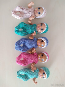 aj Vianočné šaty dupačky pre bábo bábiky Barbie Chelsea Evi - 1