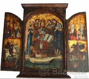 Triptych trojdielny oltárny obraz